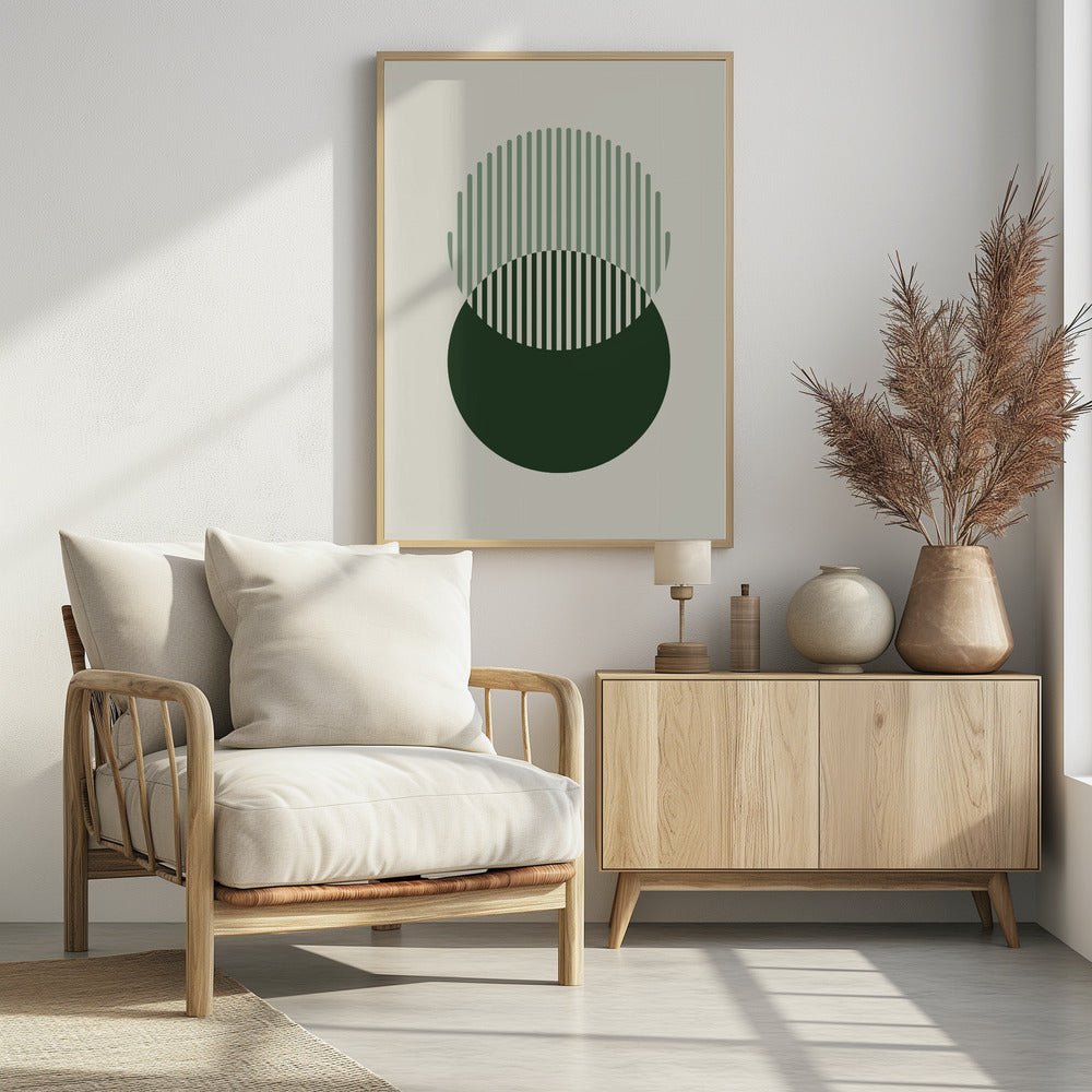 Minimale abstrakte Kreise III | Poster