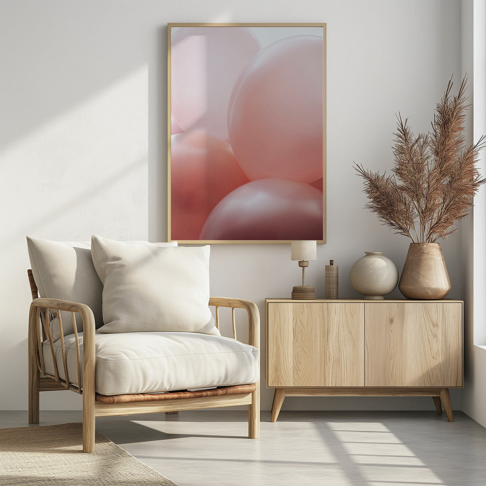 Soft Pink Balloons | Poster