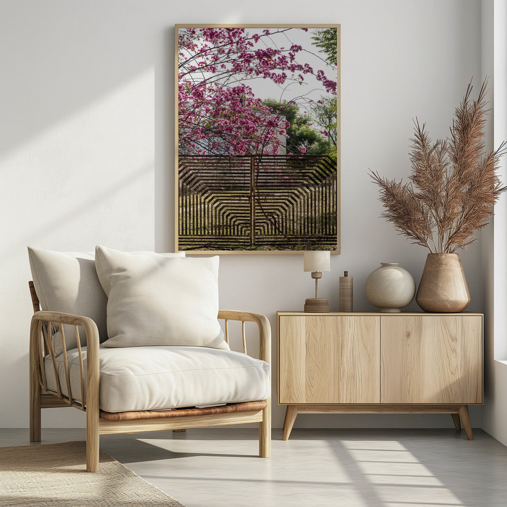 Blüten jenseits von Bars | Poster