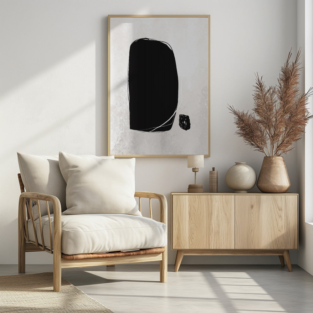 Bold Black Shapes | Poster