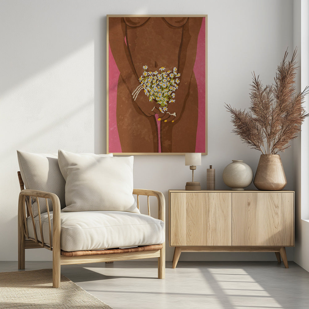 Blumen tragen | Poster