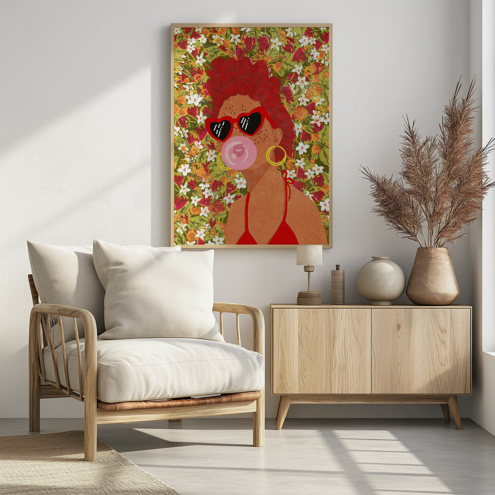 Erdbeerdame | Poster