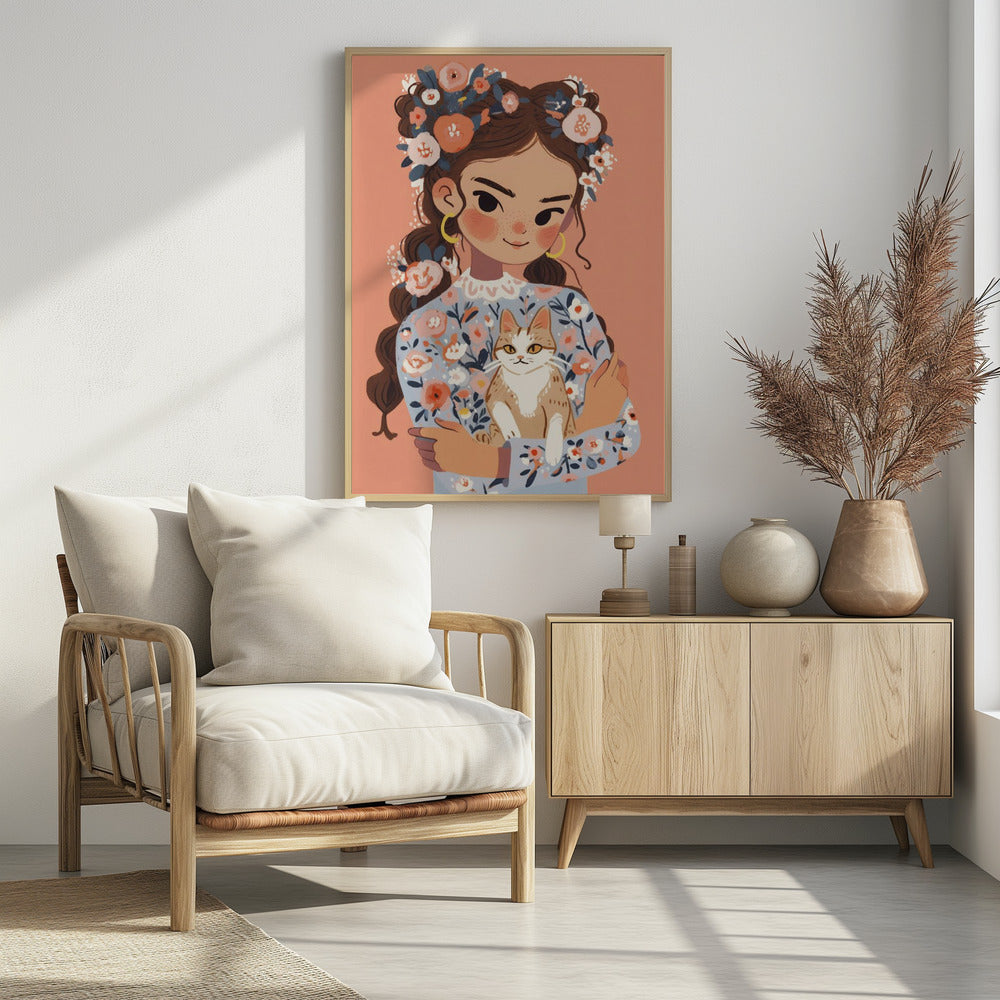 Floraler Begleiter | Poster