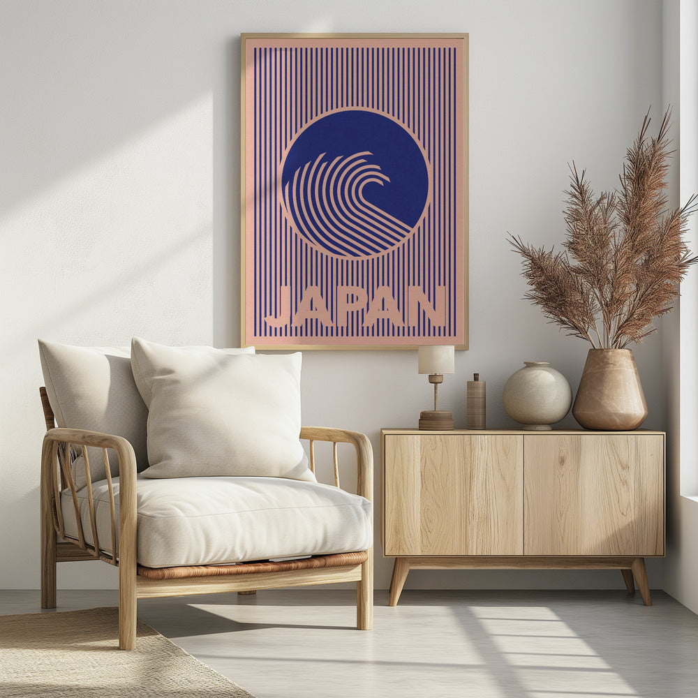 Große Welle von Japan | Poster