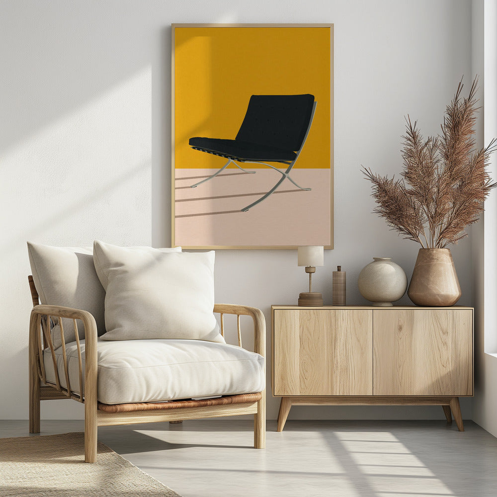 Barcelona Stuhl von Mies Van Der Rohe | Poster