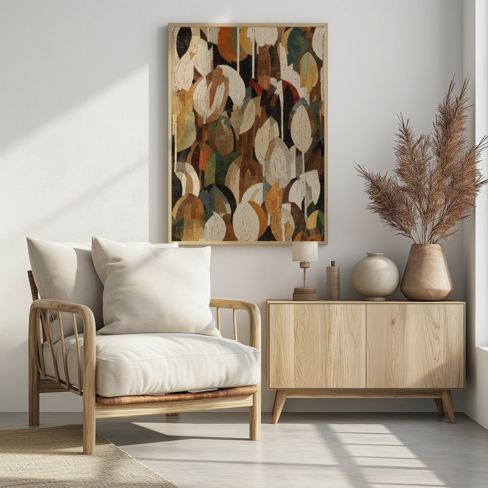 Mosaik Wald Lebendigkeit | Poster