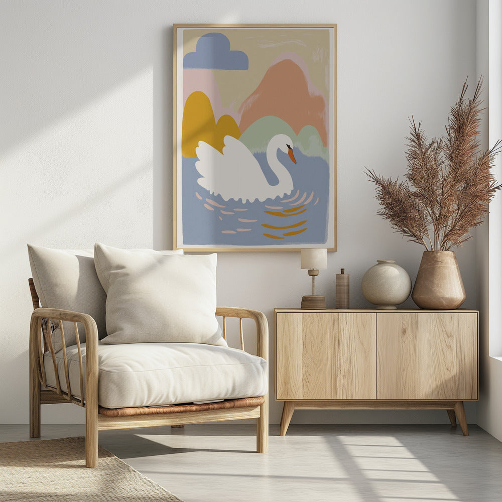 Schwanentraumlandschaft | Poster