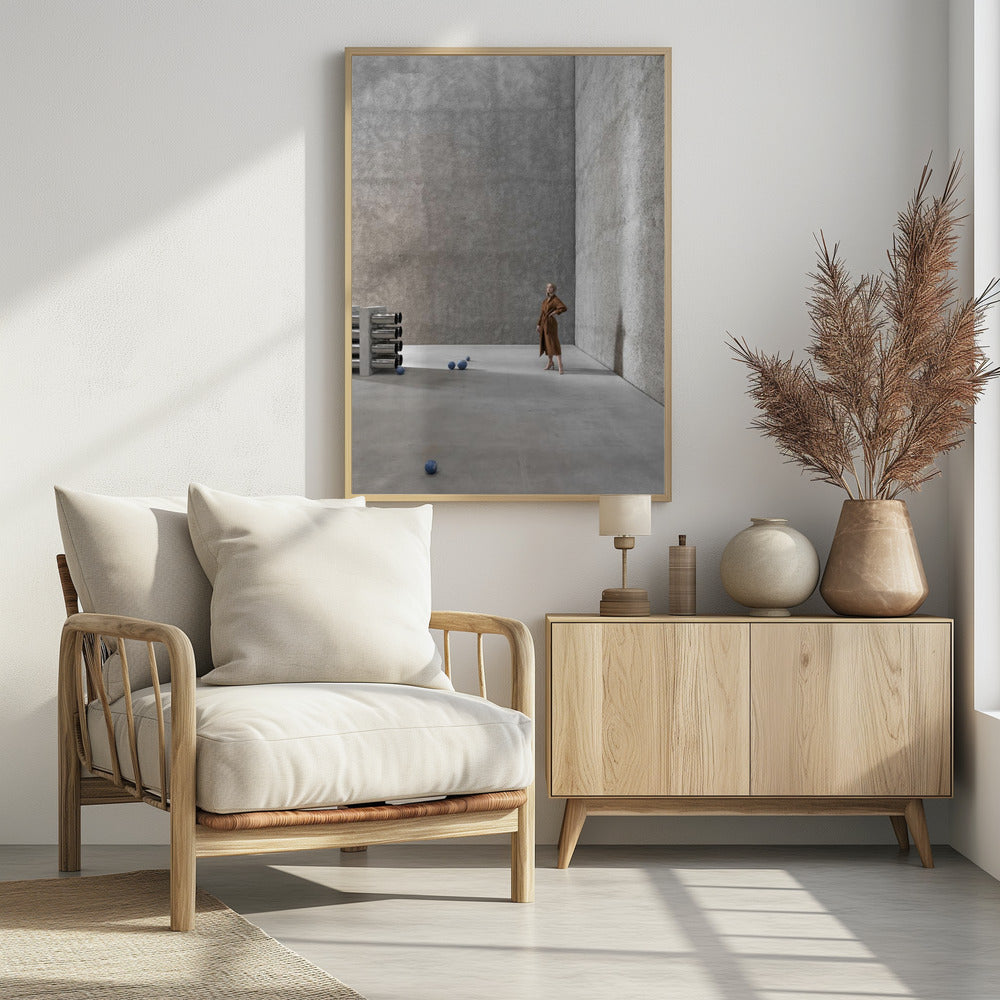 Posieren auf Beton | Poster