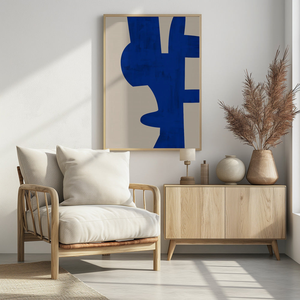 Schatten von Blau | Poster