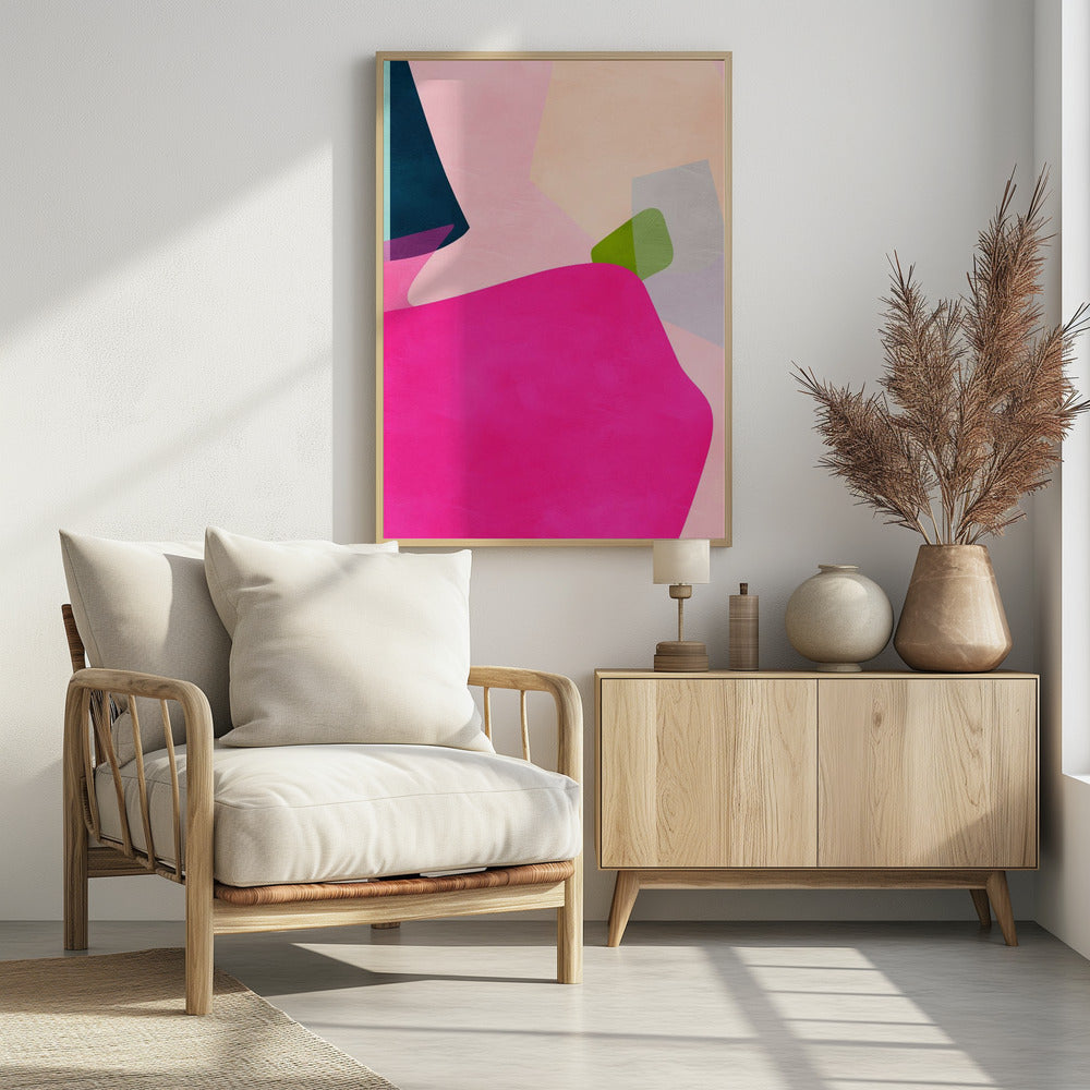 Rosa Pastellform | Poster