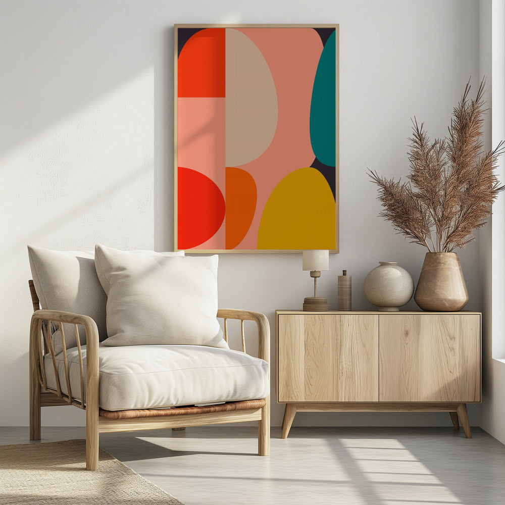 Mid Century Pastel 14 | Poster