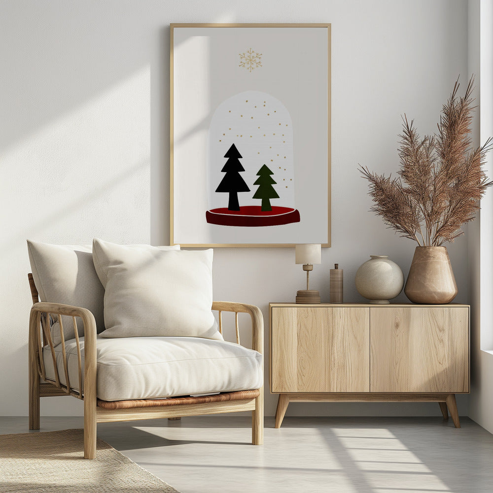 Tanzende Schneeflocken | Poster
