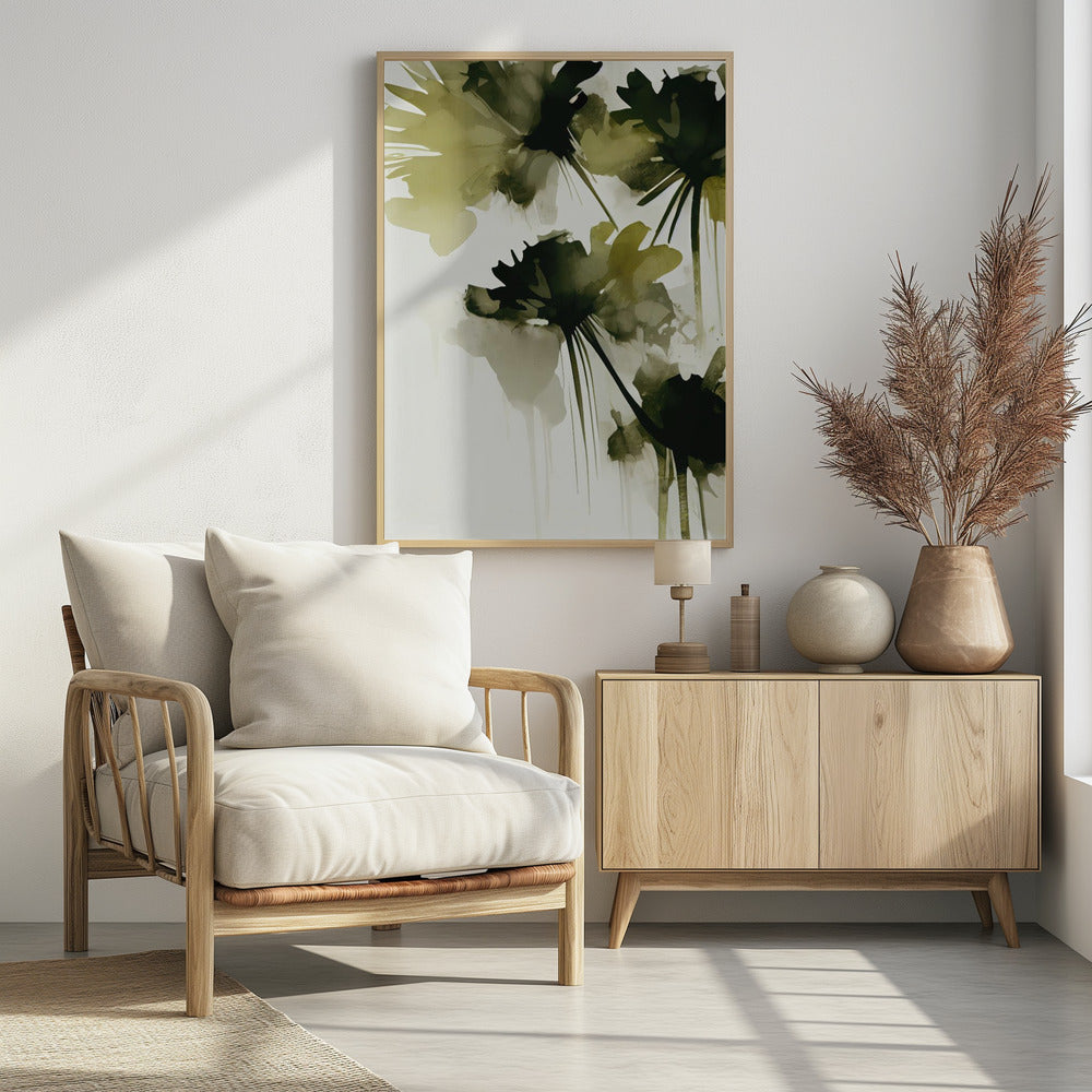 Florale Farbtöne Tanz | Poster