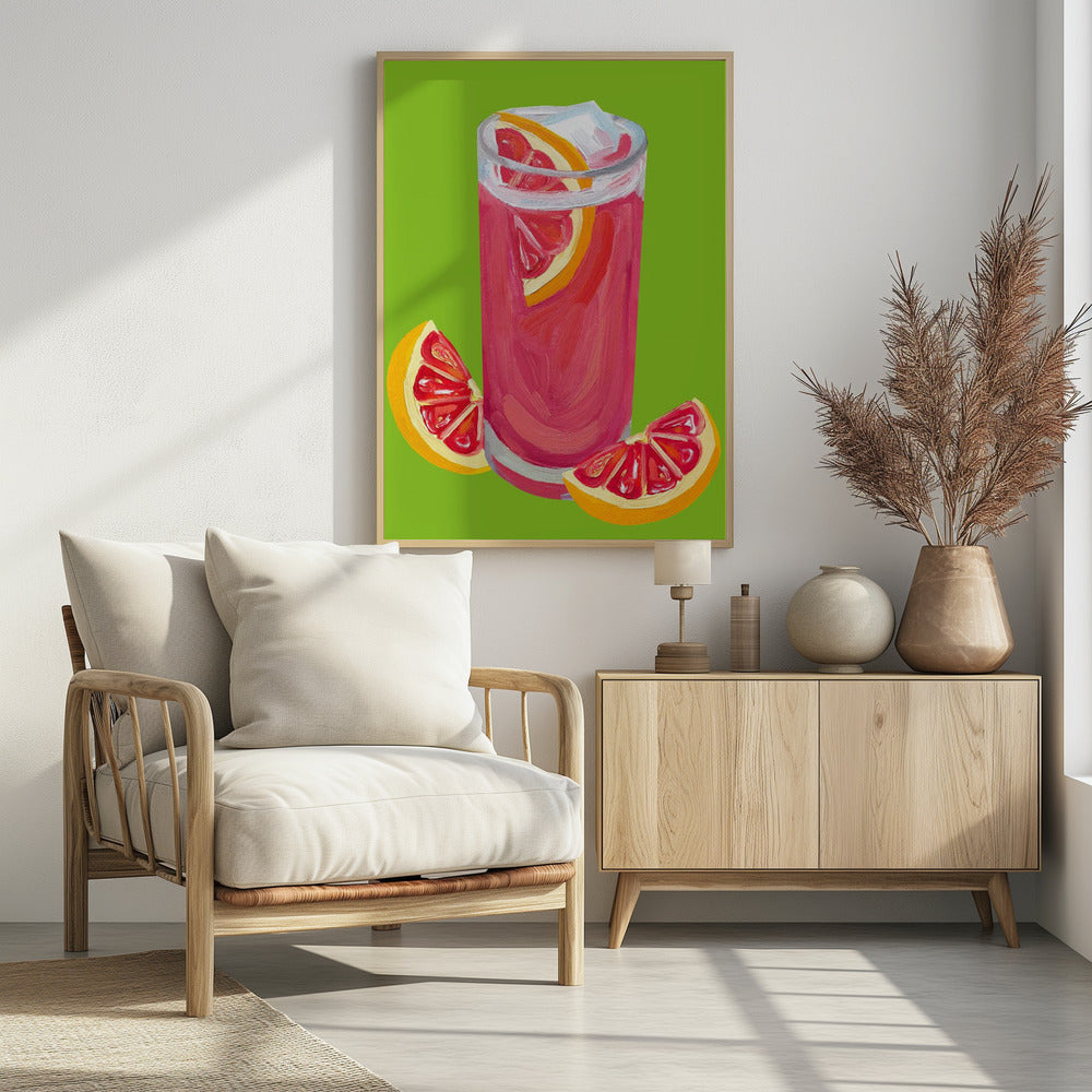 Grapefruit Paloma Pistazie | Poster