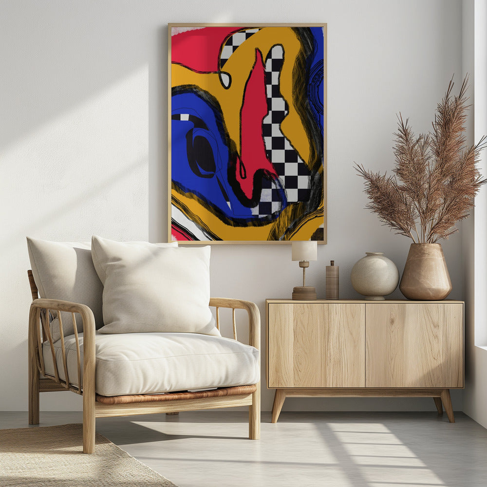 Leggings Fett abstrakt | Poster
