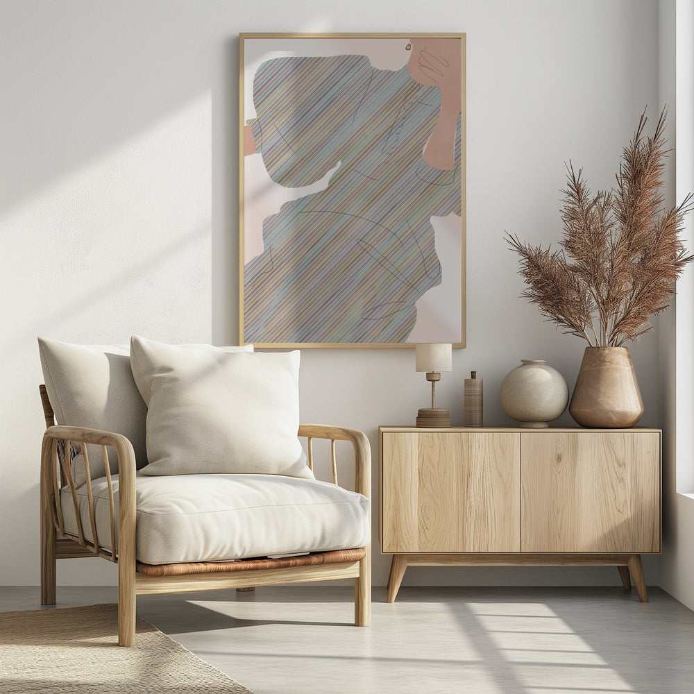 Gestreifte Eleganz | Poster