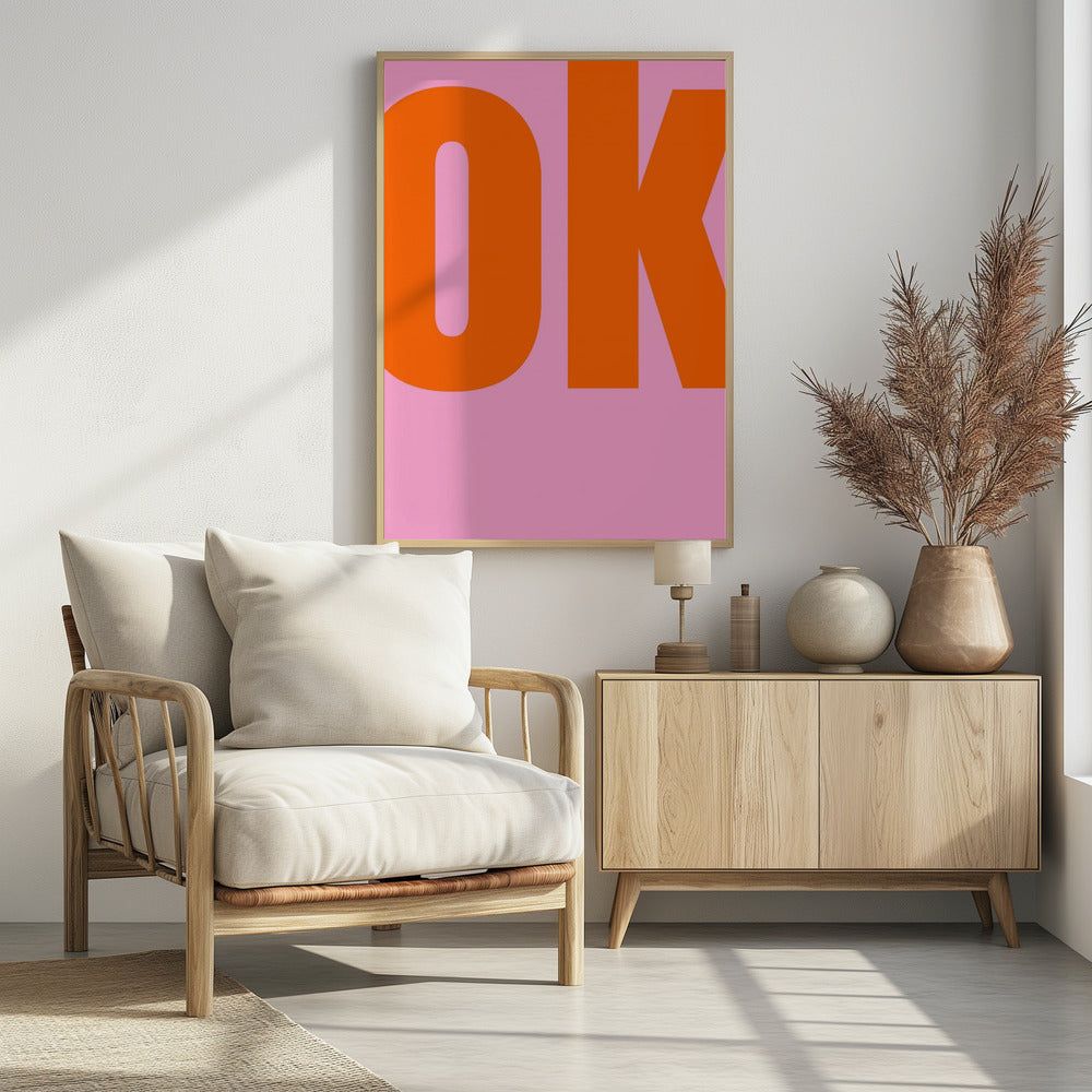 Kräftiges Pink-Statement | Poster