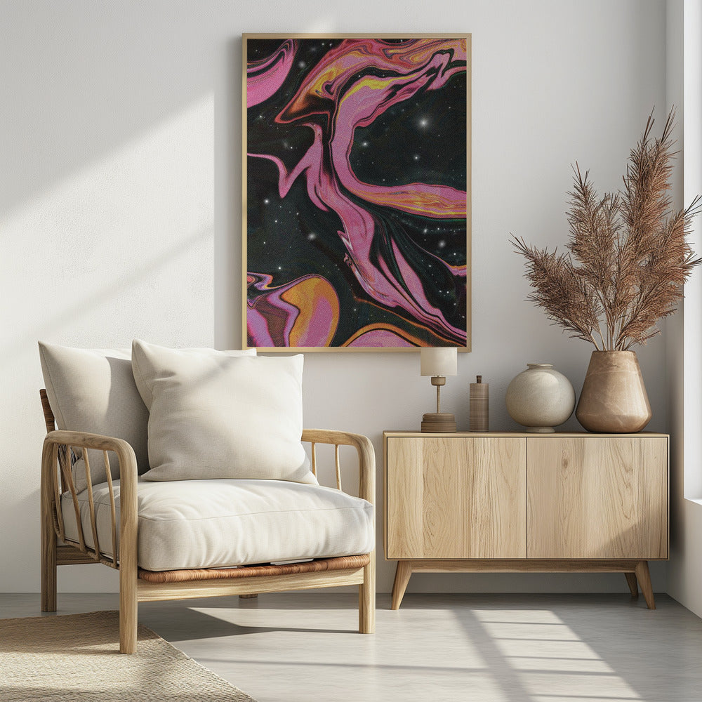 Rosa Wirbelnebel | Poster