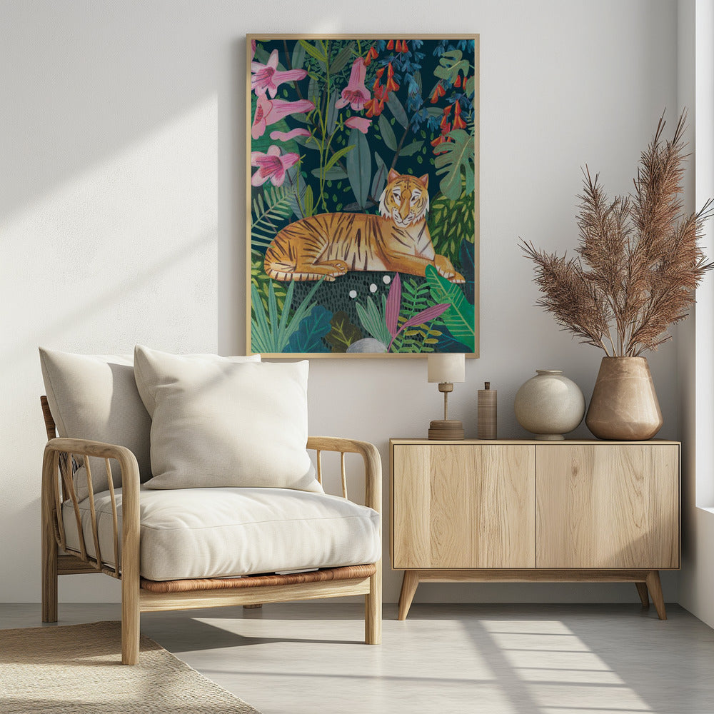 Tiger im Dschungel | Poster