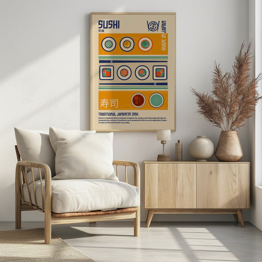 Sushi Poster | Japanisches Essen | Poster
