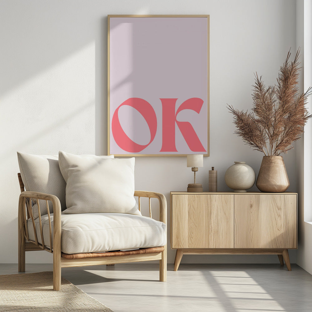 Kräftiges Pink | Poster