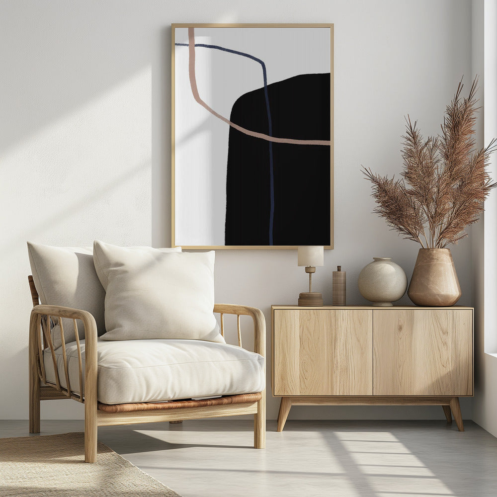 Harmonie geschwungener Linien | Poster