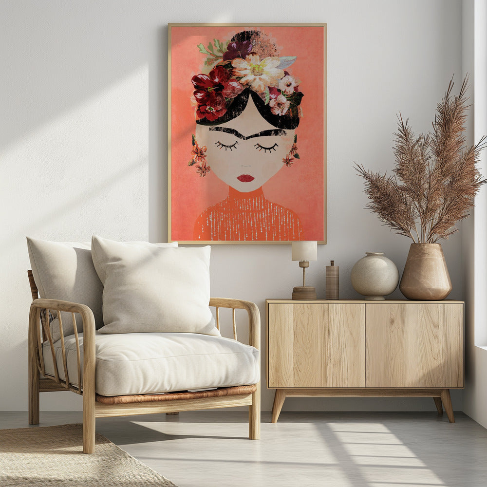 Frida (Pfirsich) | Poster