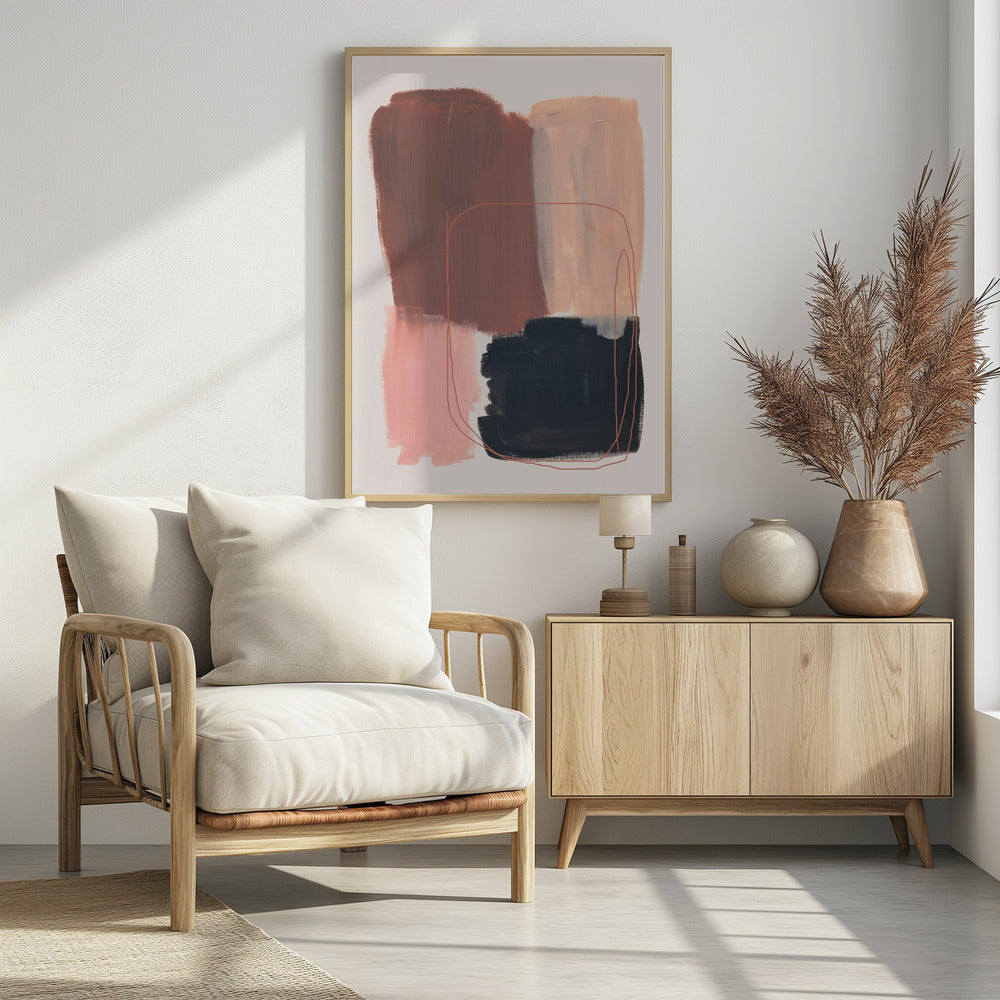 Abstrakte Pinselstriche 120 | Poster