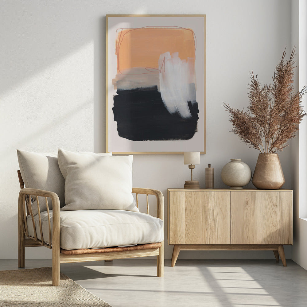 Abstrakte Pinselstriche 122 | Poster