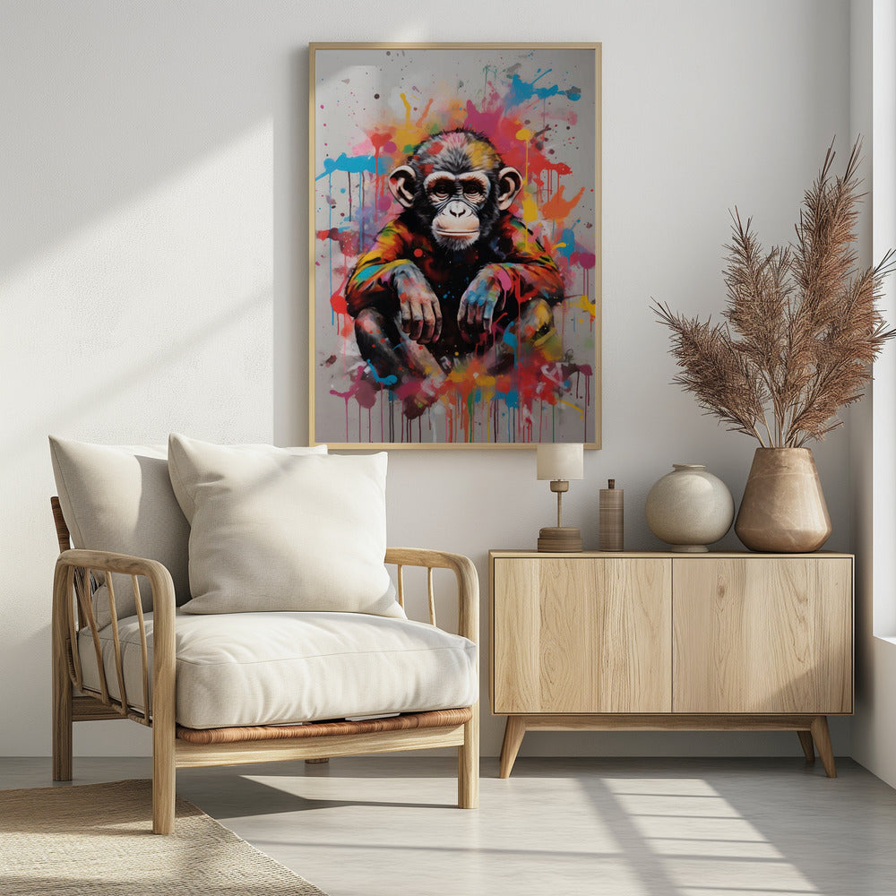 Affe Pop Art | Poster