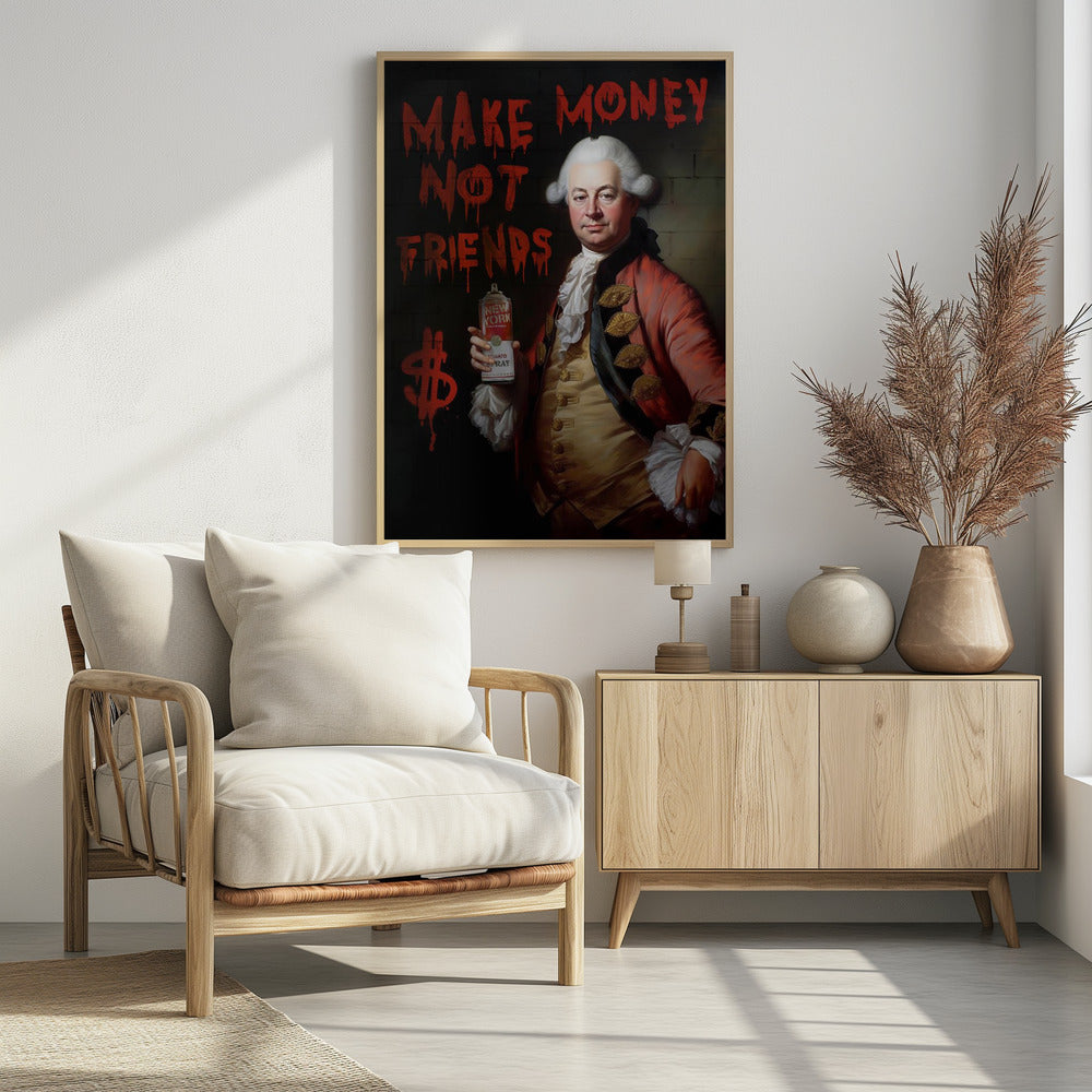 Make Money Not Friends | Poster