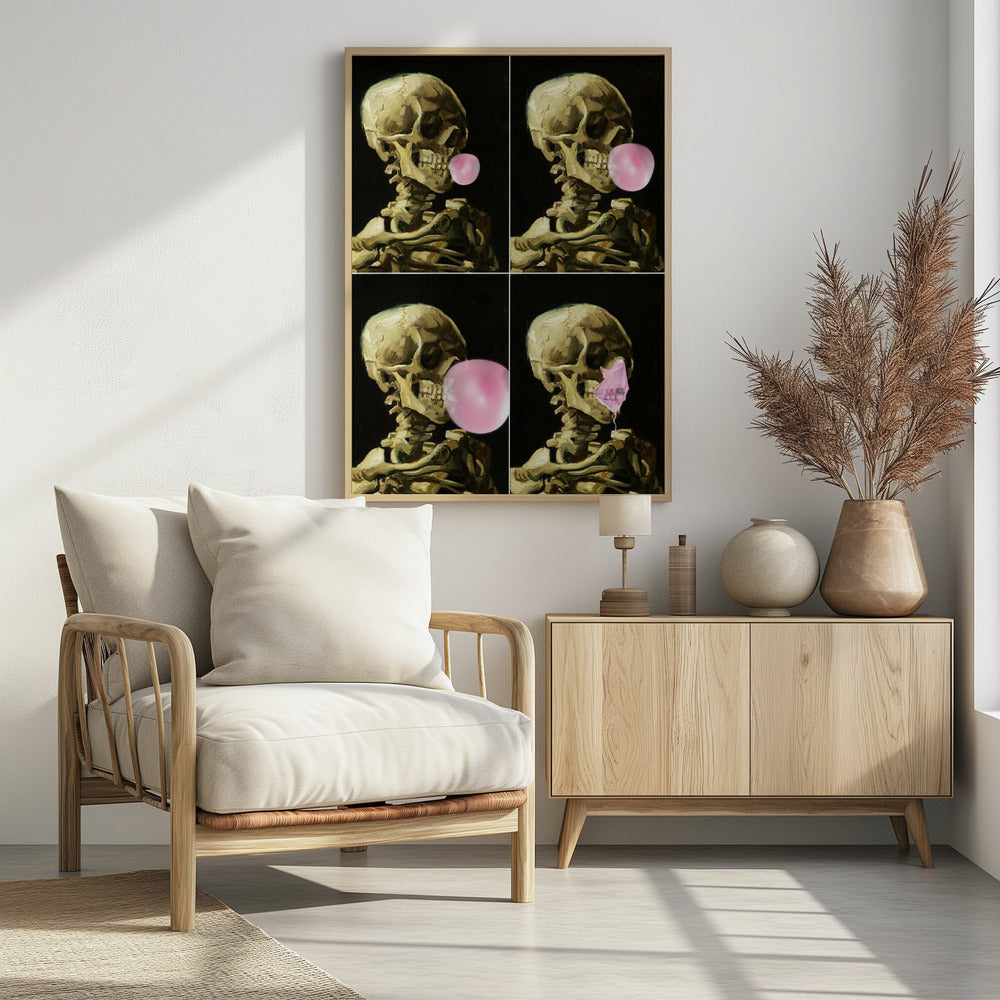 Skull Gum Explosion | Poster