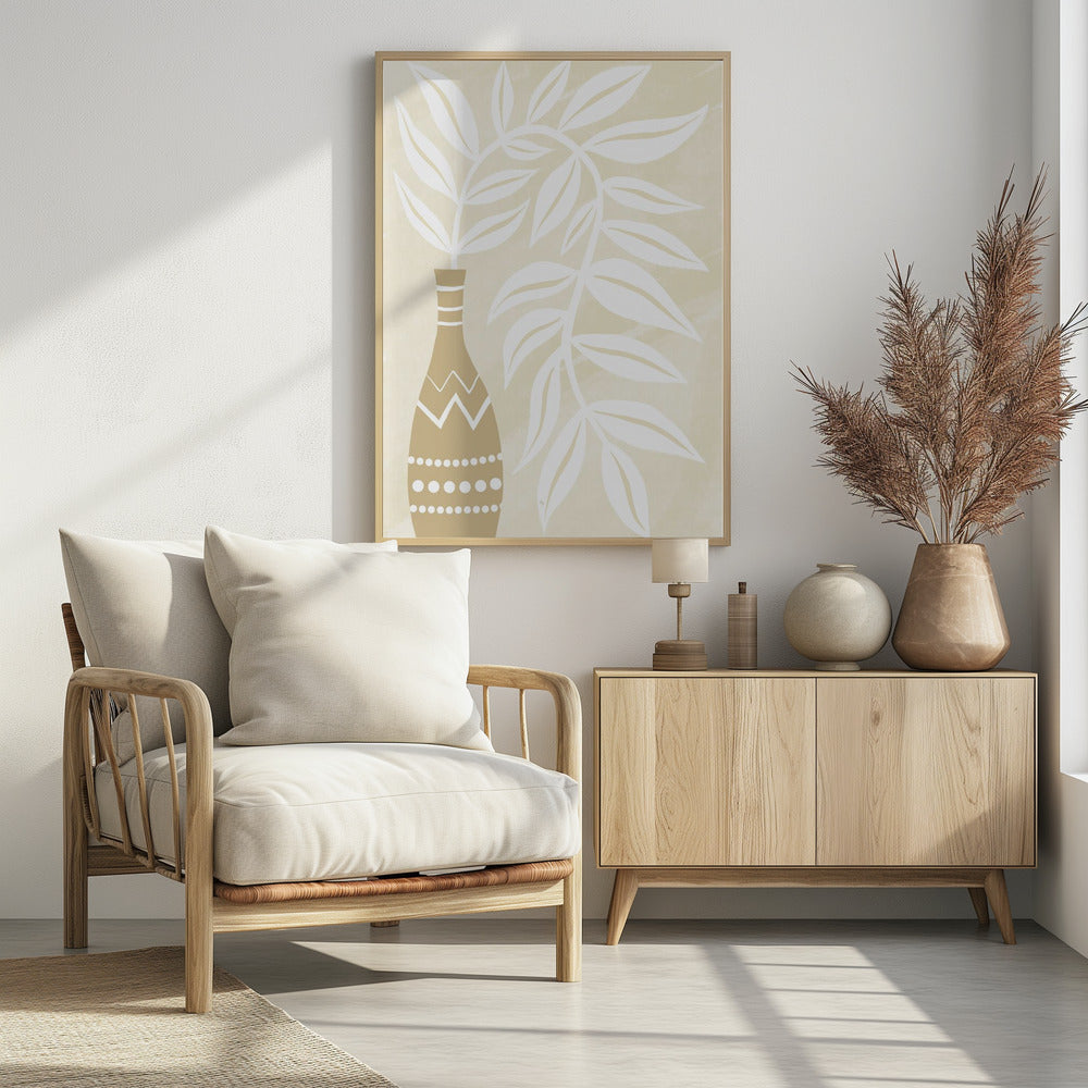 Vase Pflanze | Poster