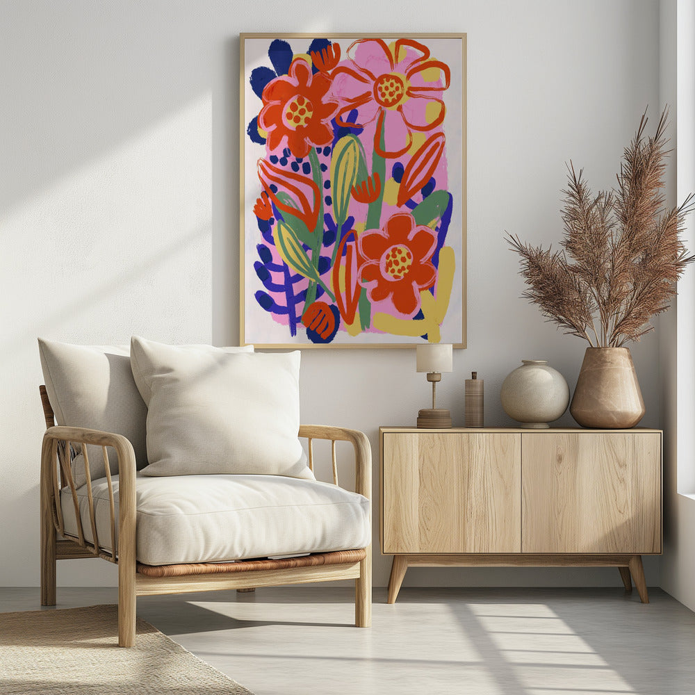 Floraler Freudenausbruch | Poster