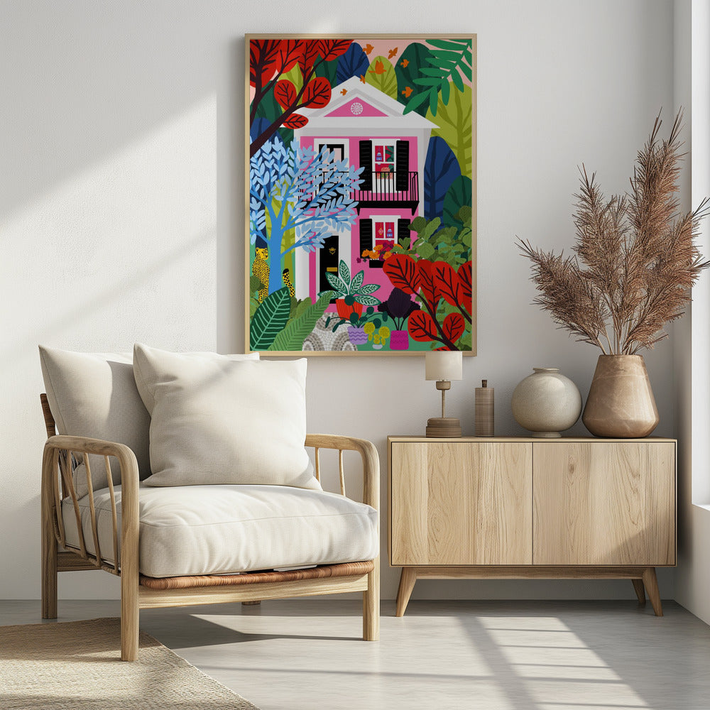 Haus im Wald | Poster
