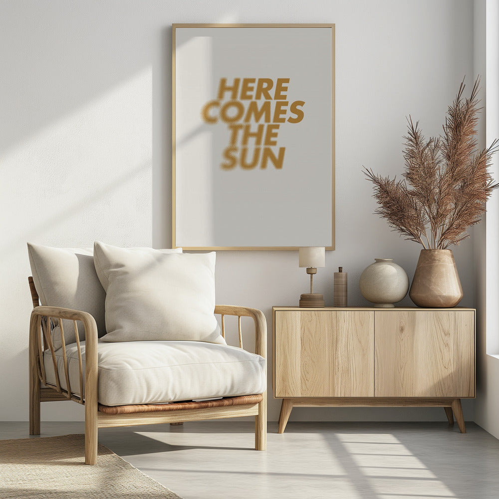Sonnenbeschienene Ankunft | Poster