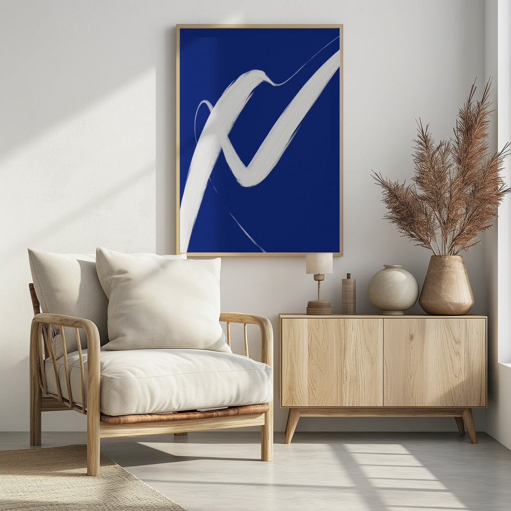 Blauer Wirbeltanz | Poster