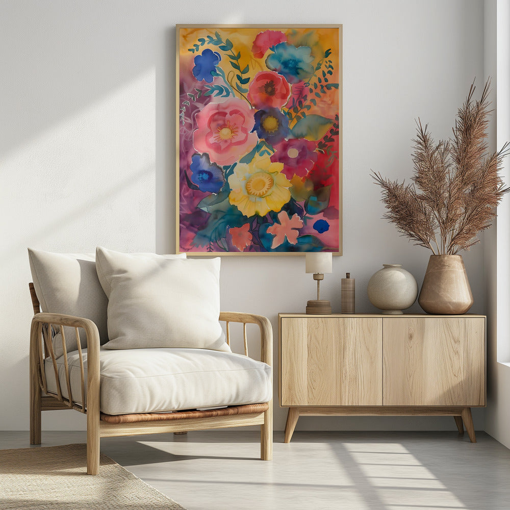 Aquarell Blumen Nr. 6 | Poster
