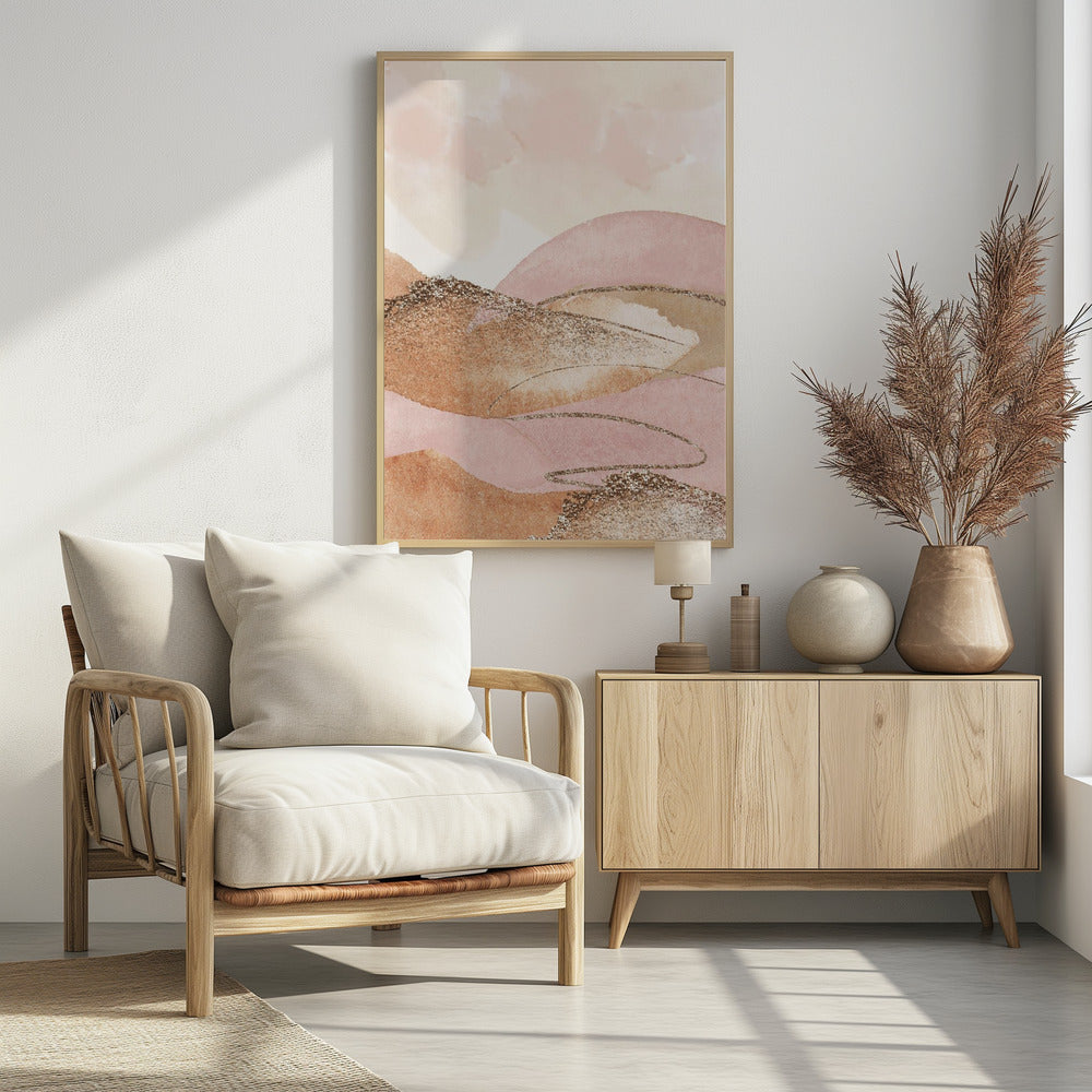 Landschaft in Pink-2 | Poster