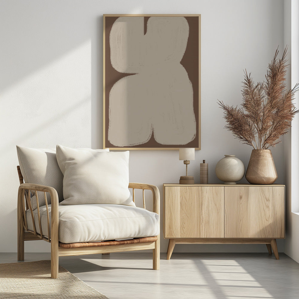 Geschwungene Abstraktion | Poster