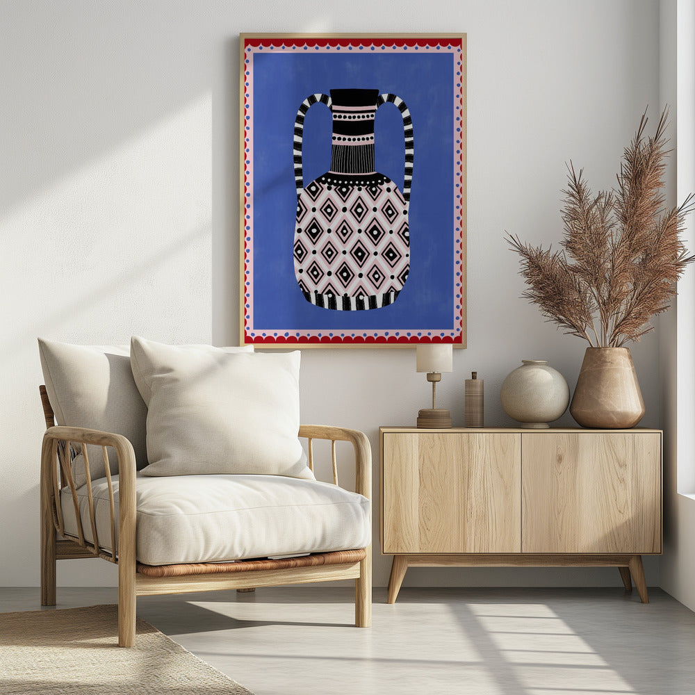Geometrische Muster und kräftige Farben | Poster