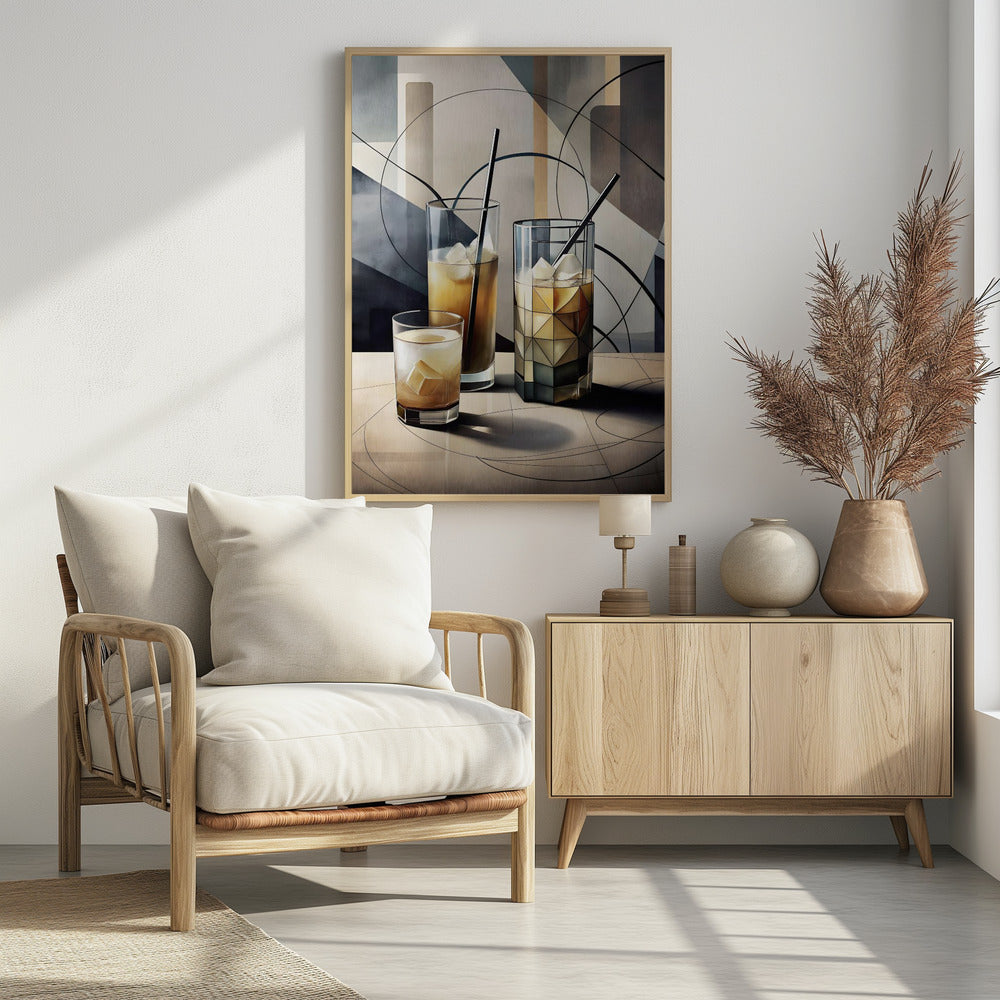 Kubistische Cocktails | Poster