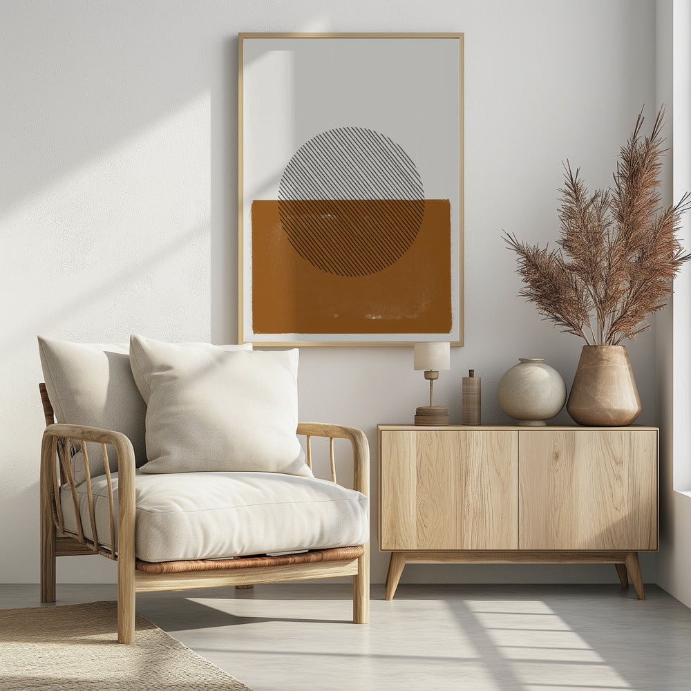 Gestreifter Horizont | Poster