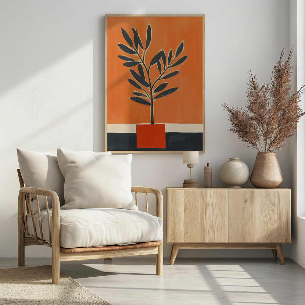 Orangenpflanze | Poster
