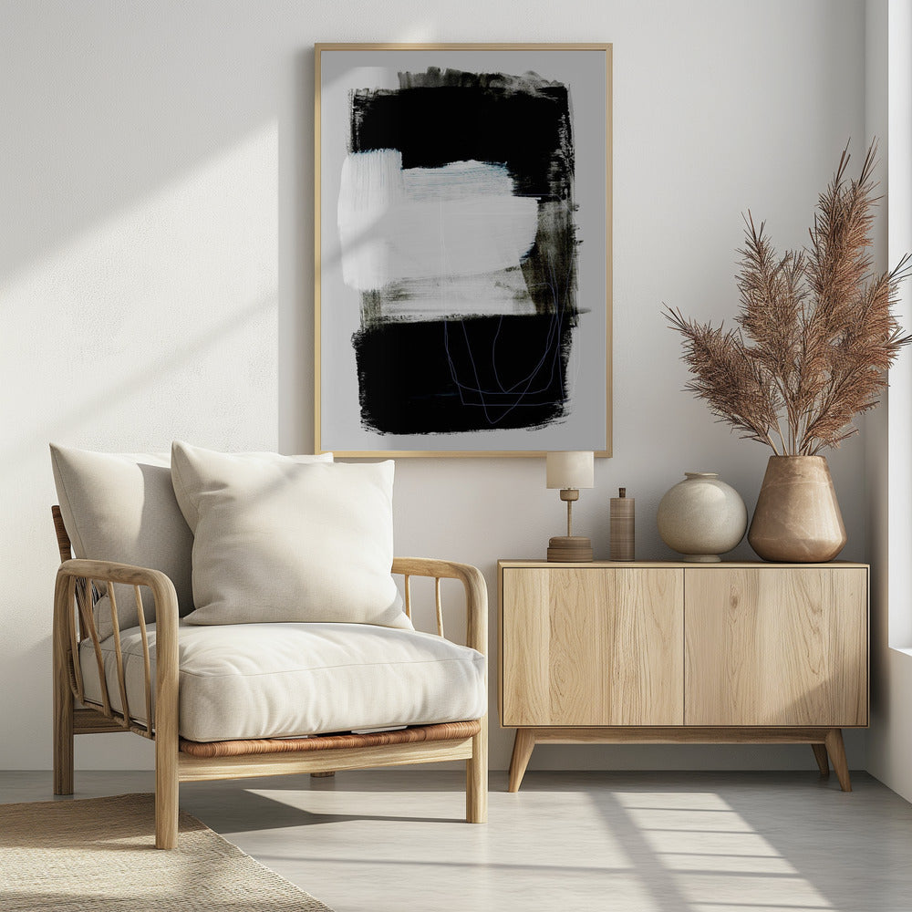 Abstrakte Pinselstriche 130 | Poster