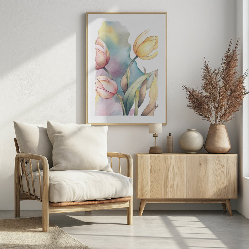 Aquarell Tulpe | Poster