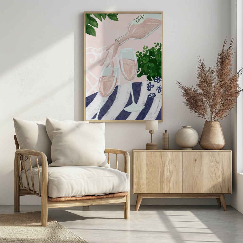 Rosé-Schaumwein | Poster