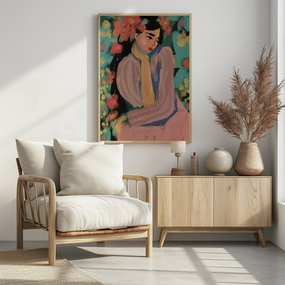 Nachdenkliche Blüten | Poster