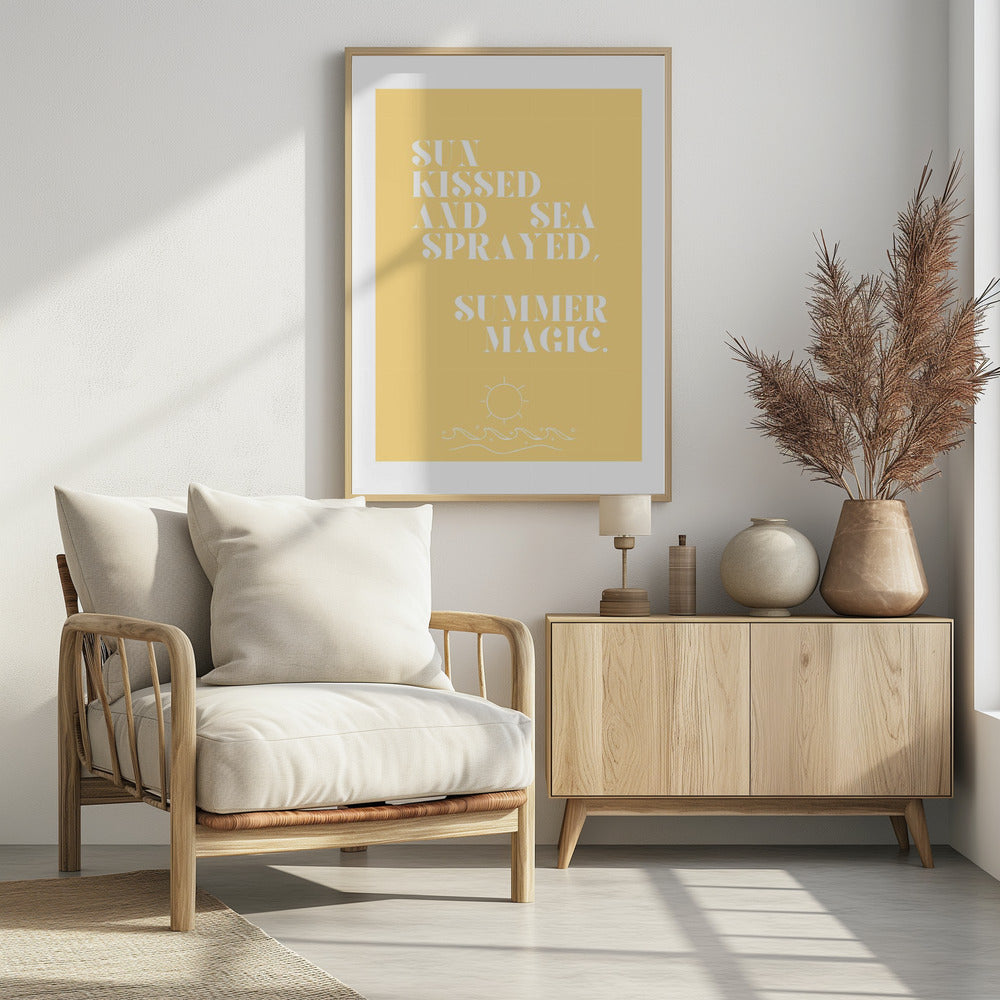 Summer magic, Quote + Illustration | Poster