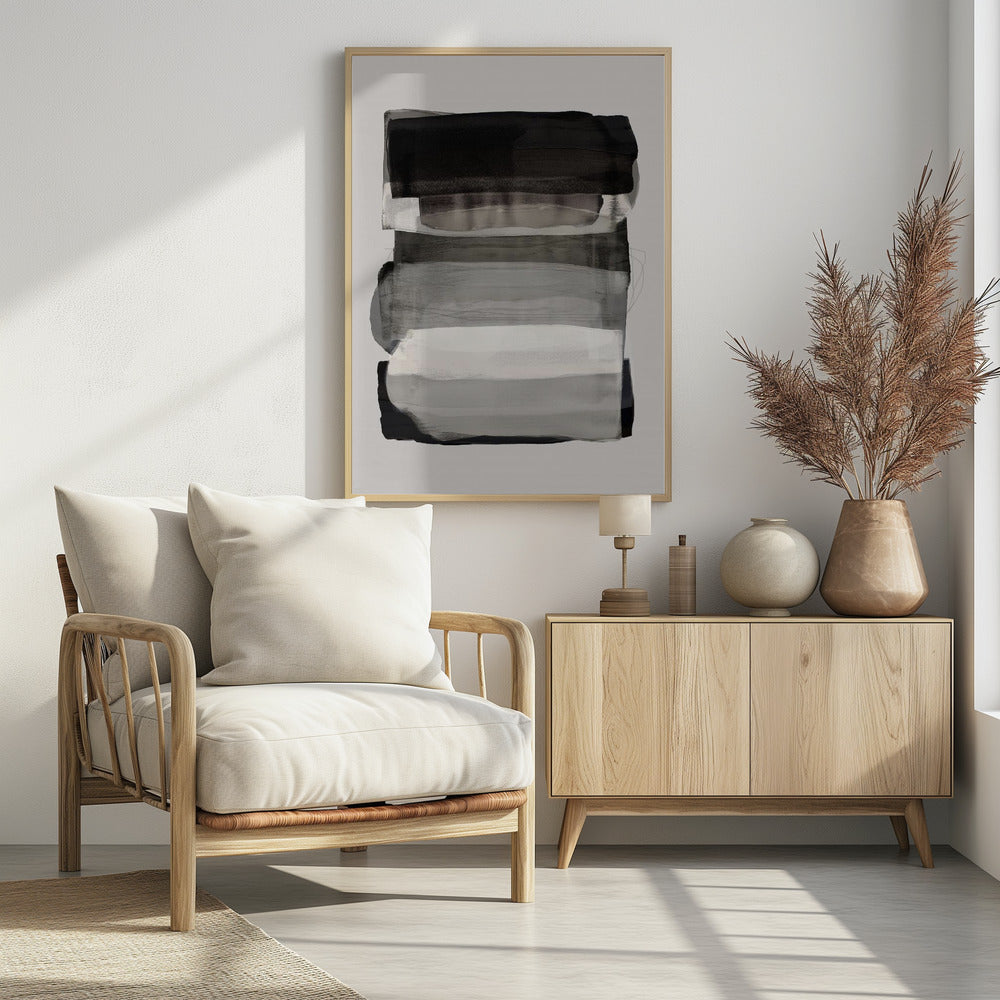 Abstract Brush Strokes 79 | Poster